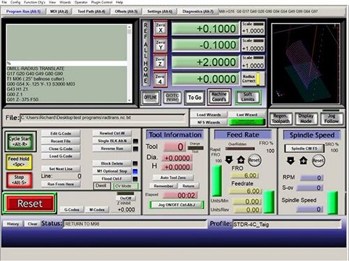 ABS-1325 CNCルーターMach3コントローラー