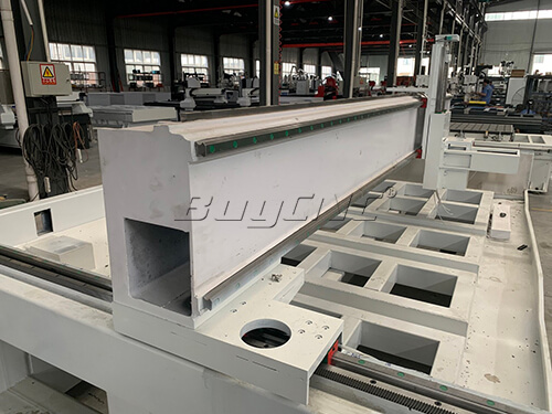 Heavy duty machine structure of the quartz stone cutting mand polishing machine