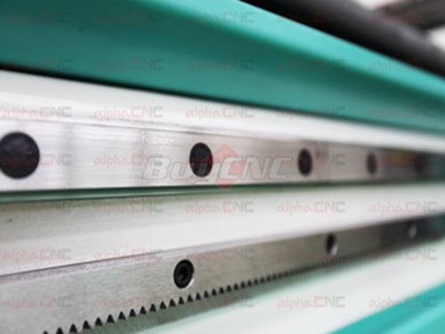 Taiwan Hiwin or PMI square rail&High quality helical rack pinion