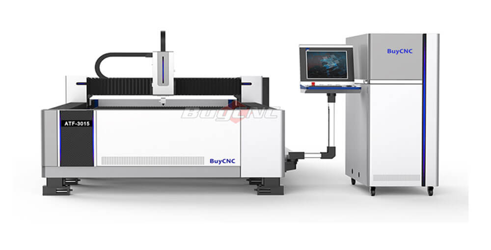 BuyCNC New design ATF-3015-E-LV 1000w fiber laser cutting machine