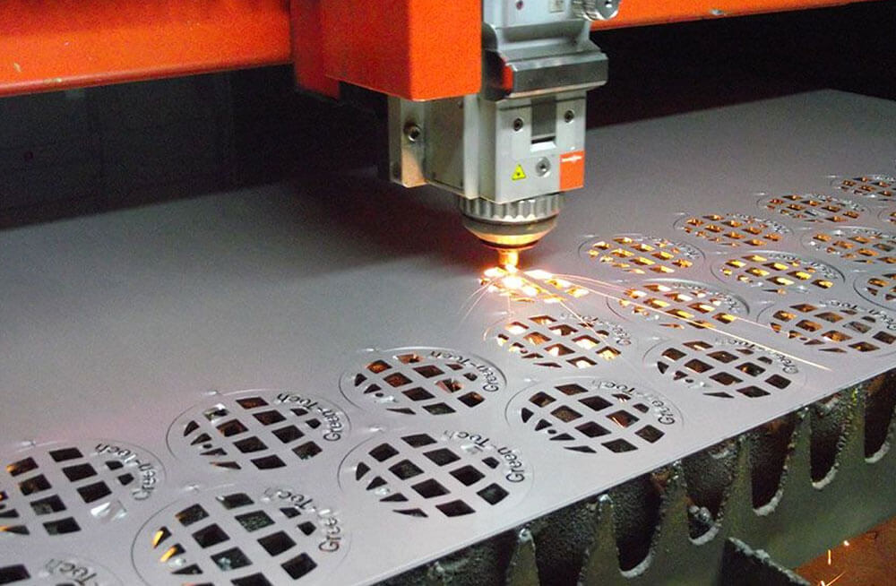 Fiber laser cutting machine processing samples