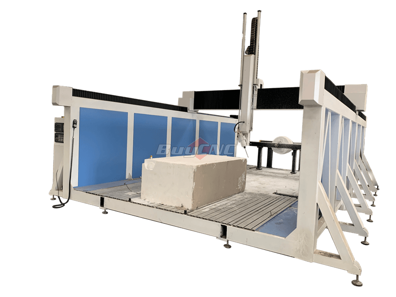 Enrutador cnc de molde de espuma de 5 ejes