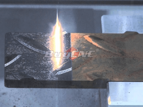 laser cleaning metal sample