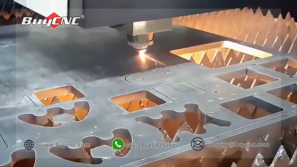 12000w fiber laser cutting machine cutting