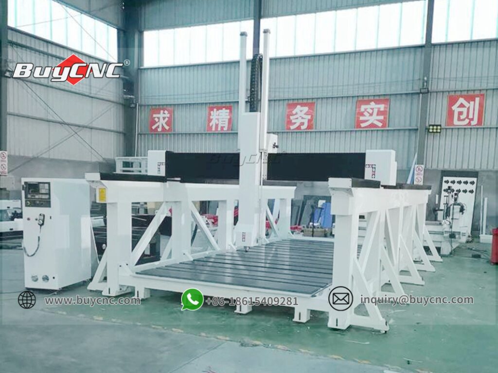 side of cnc router foam cutting machine